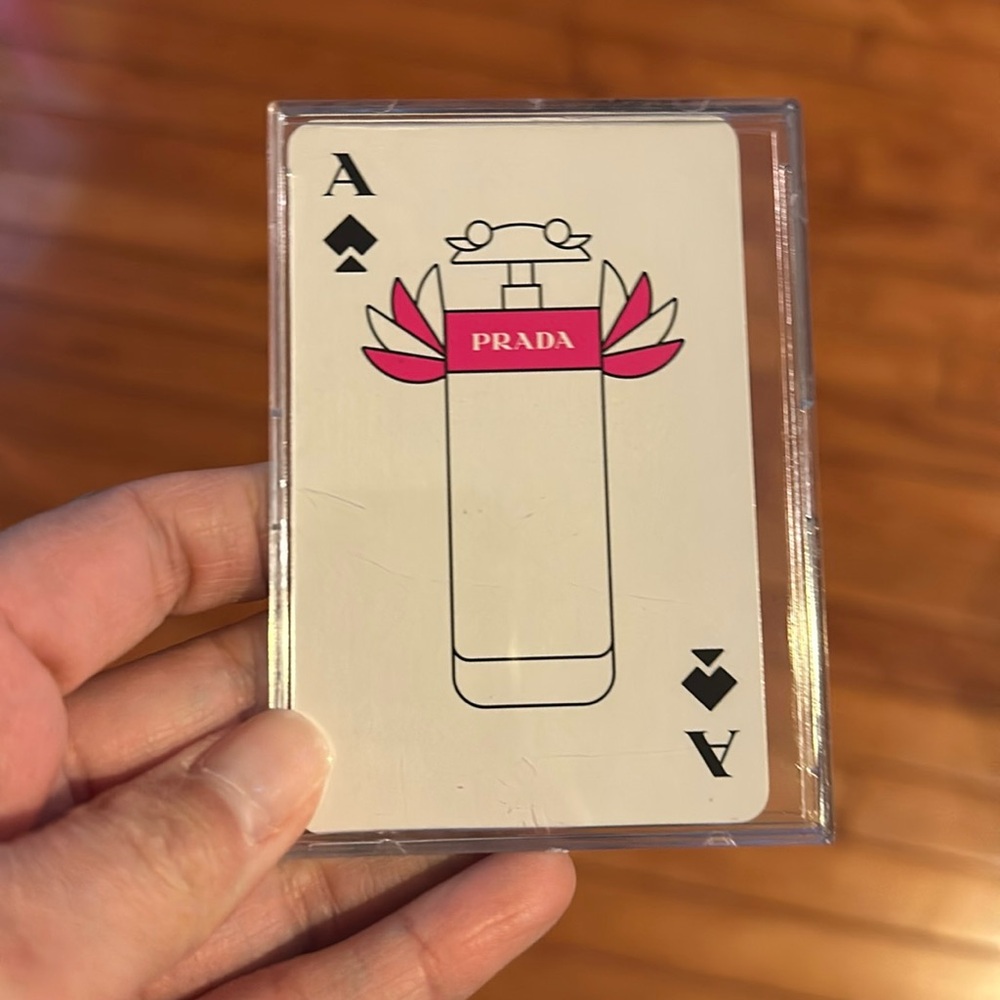 Prada playing card Ace